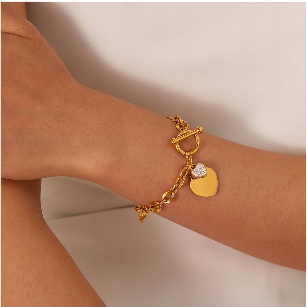 18k Gold plated stainless steel bracelet